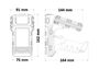 CSL CS108 Handheld UHF RFID / Barcode Sled